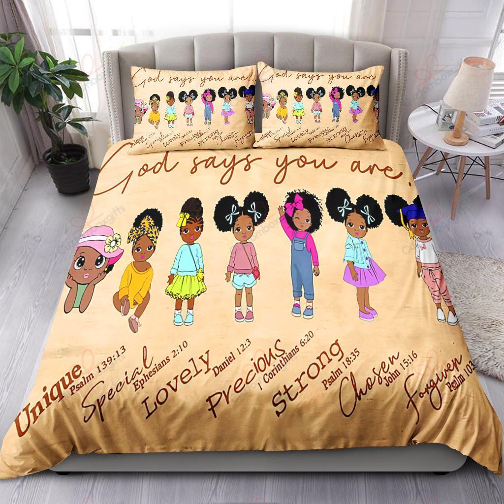 God Says Baby Girls Bedding Set