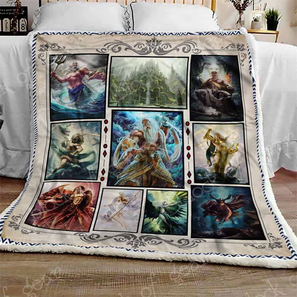 Gods Of Ancient Greece Fleece Blanket