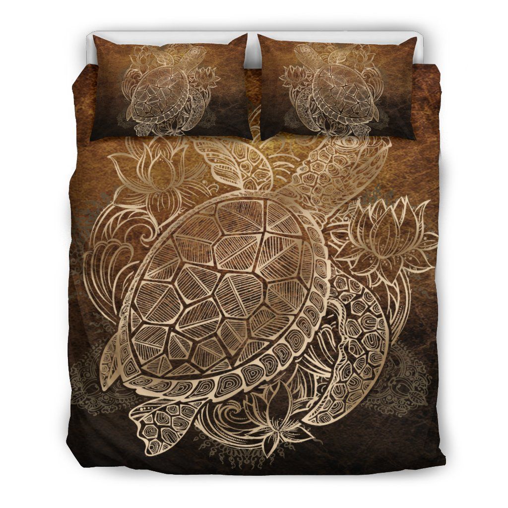 Gold Turtle Bedding Set