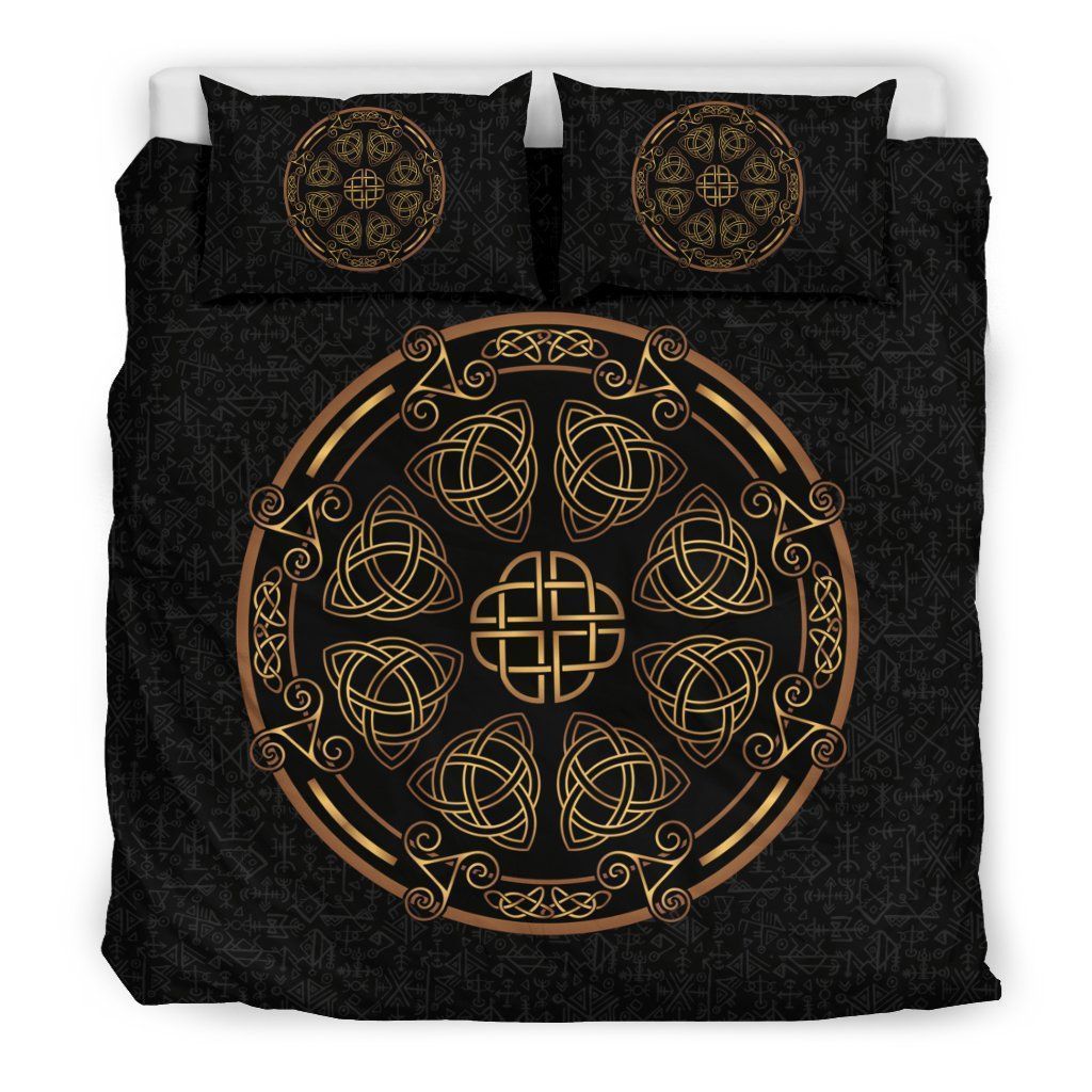 Golden Ancient Pagan Bedding Set