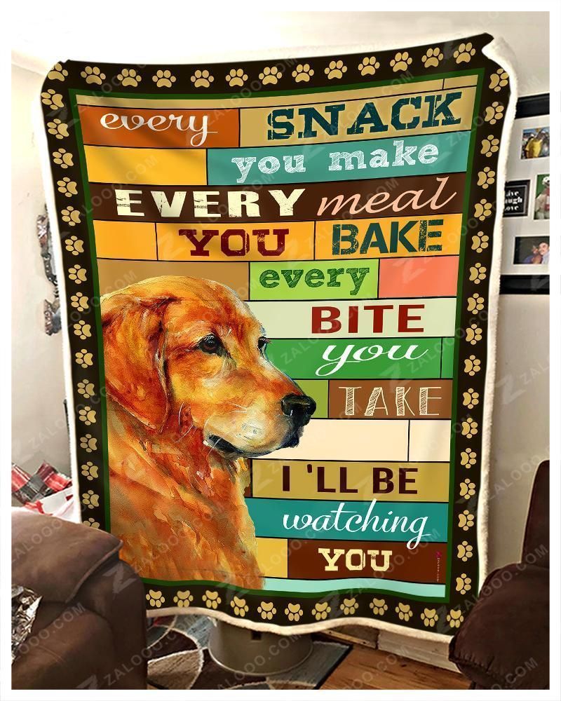 Golden – I’Ll Be Watching You Fleece Blanket