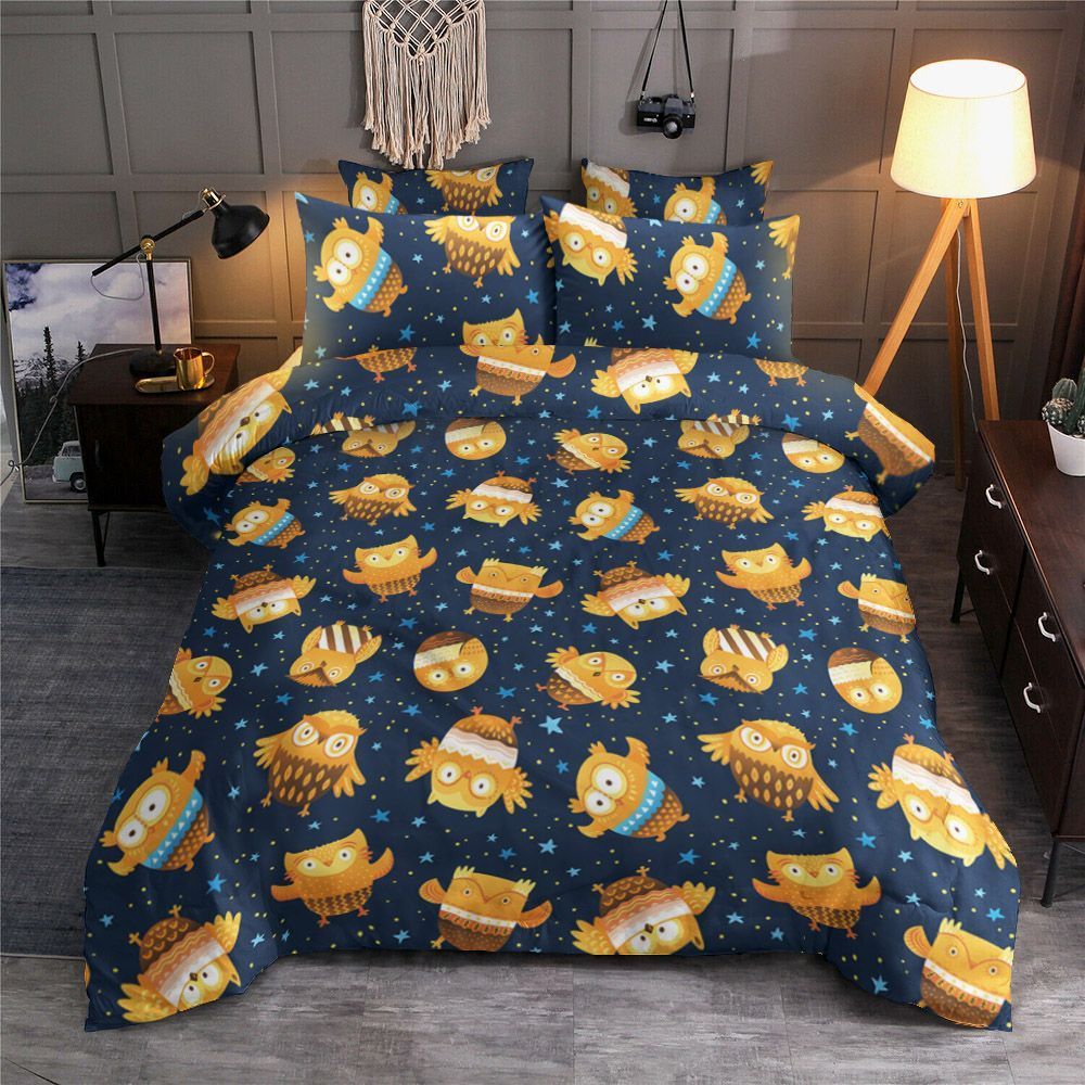 Golden Owl Bedding Set