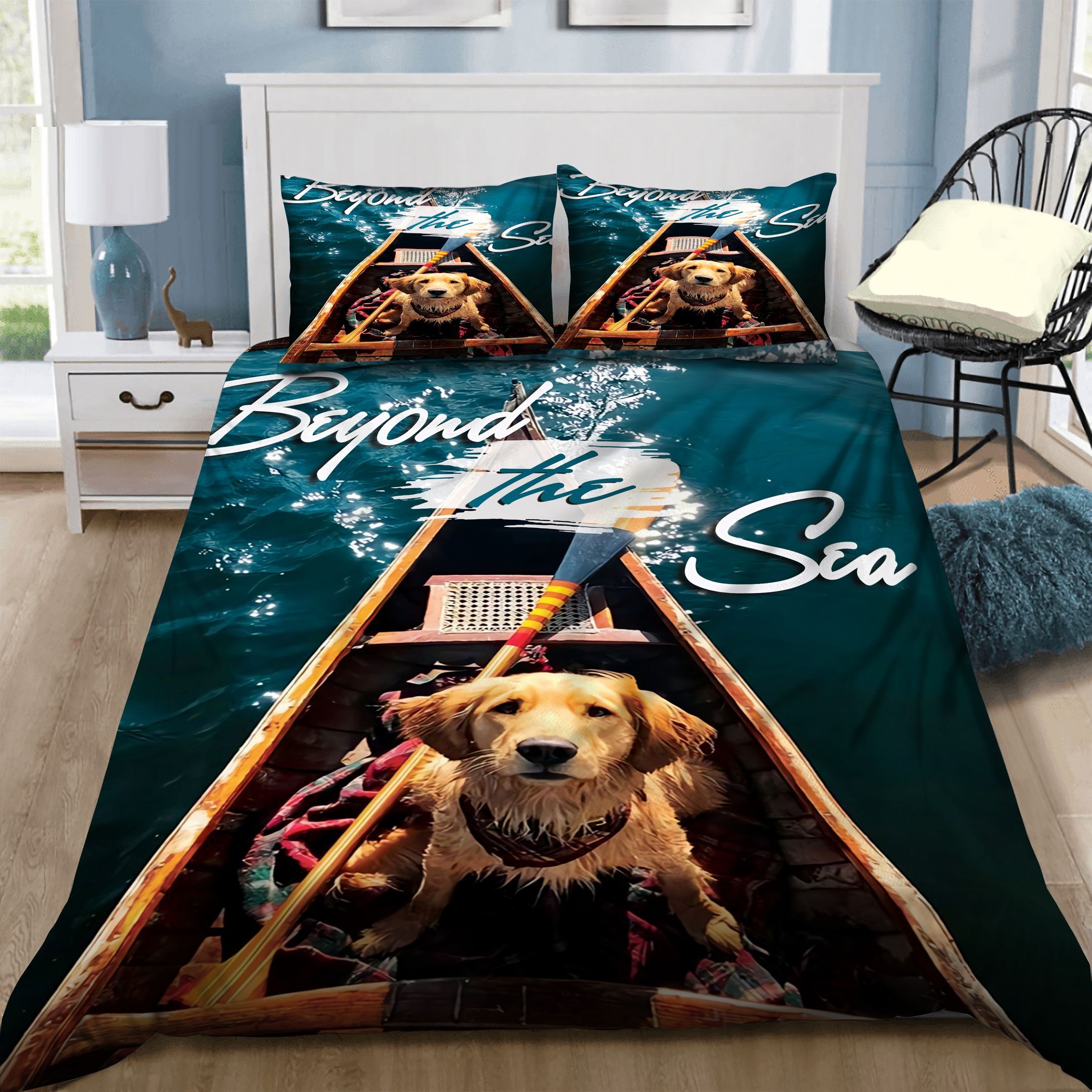 Golden Retriever Dog Bedding Set