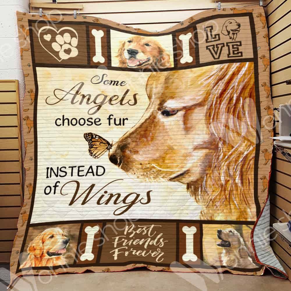 Golden Retriever Dog Blanket LNT0512059 Quilt Blanket