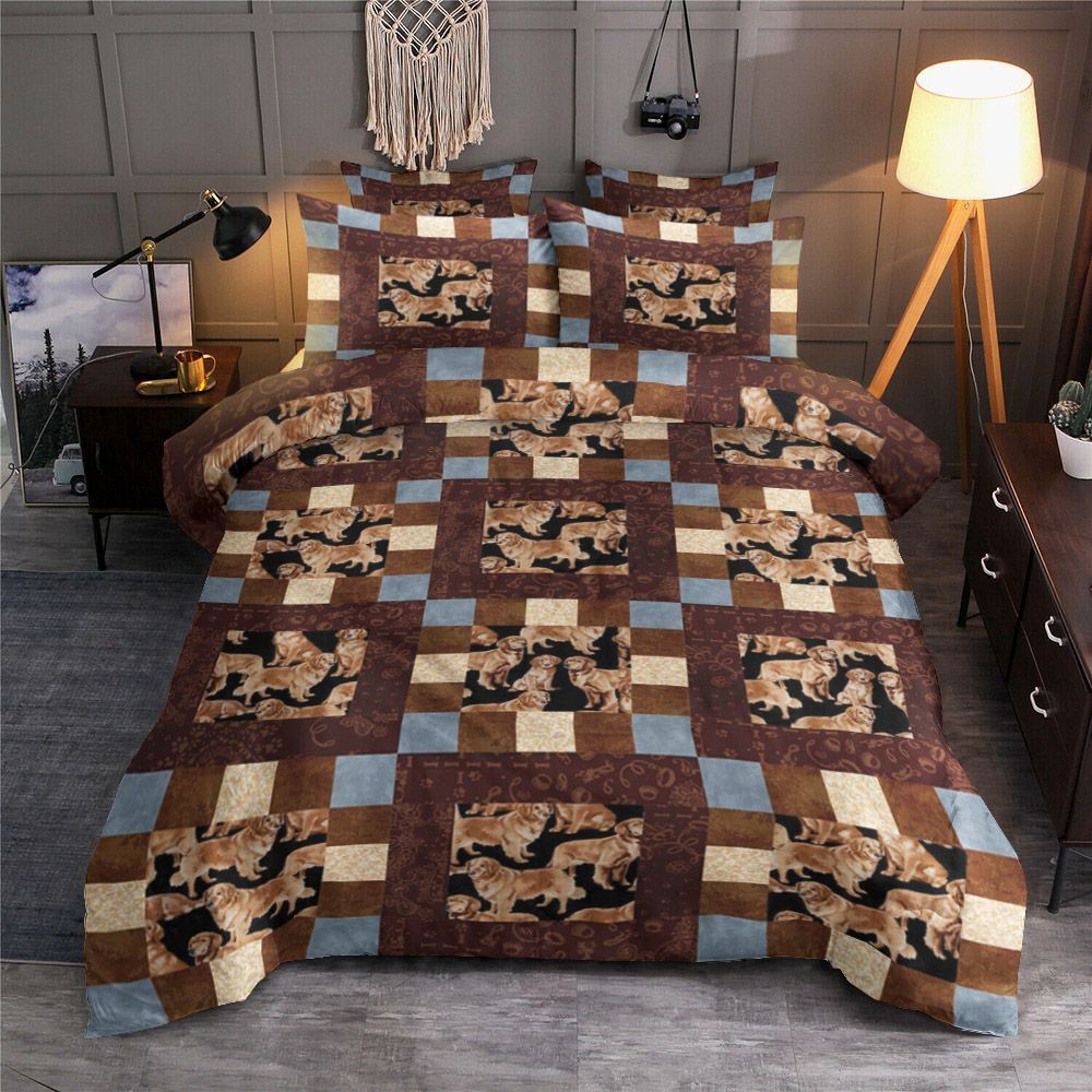 Golden Retriever Dog Bedding Set
