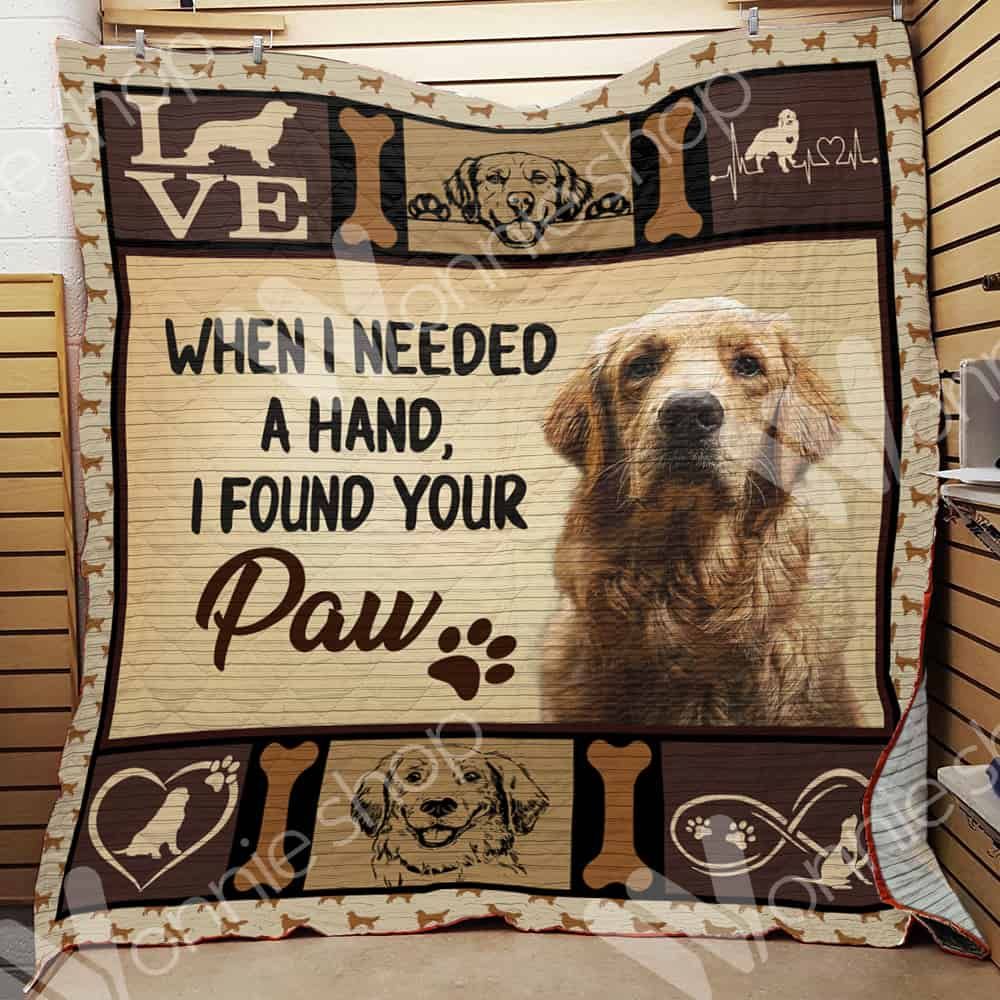 Golden Retriever Dog Quilt Blanket DHC0102729TD