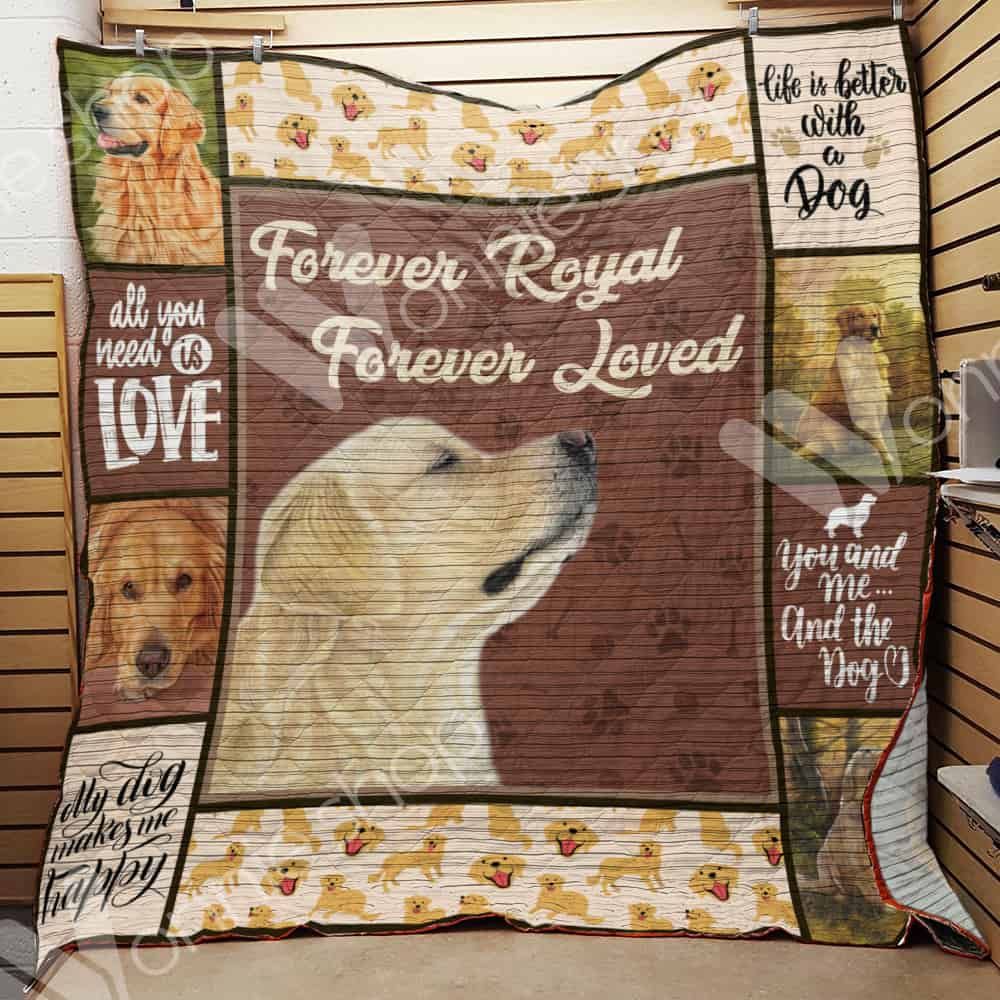 Golden Retriever Dog Quilt Blanket DHC0302694TD