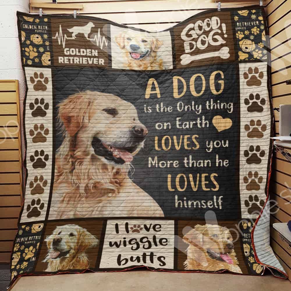 Golden Retriever Dog Quilt Blanket DHC0302695TD
