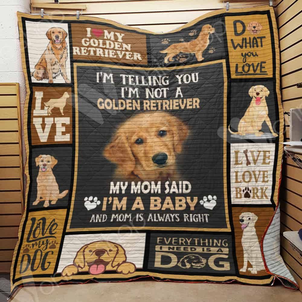 Golden Retriever Dog Quilt Blanket DHC0302701TD