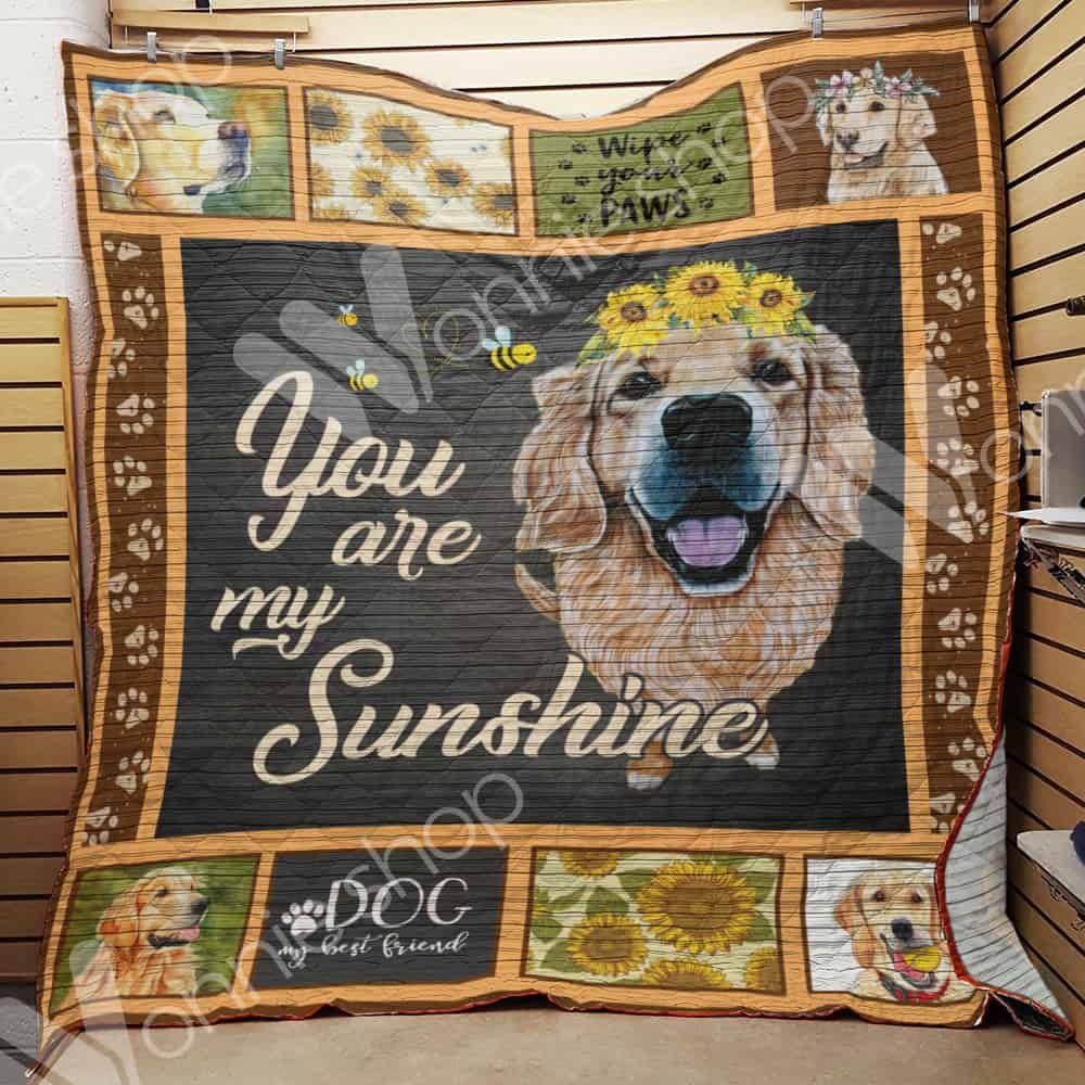 Golden Retriever Dog Quilt Blanket DHC0302703TD
