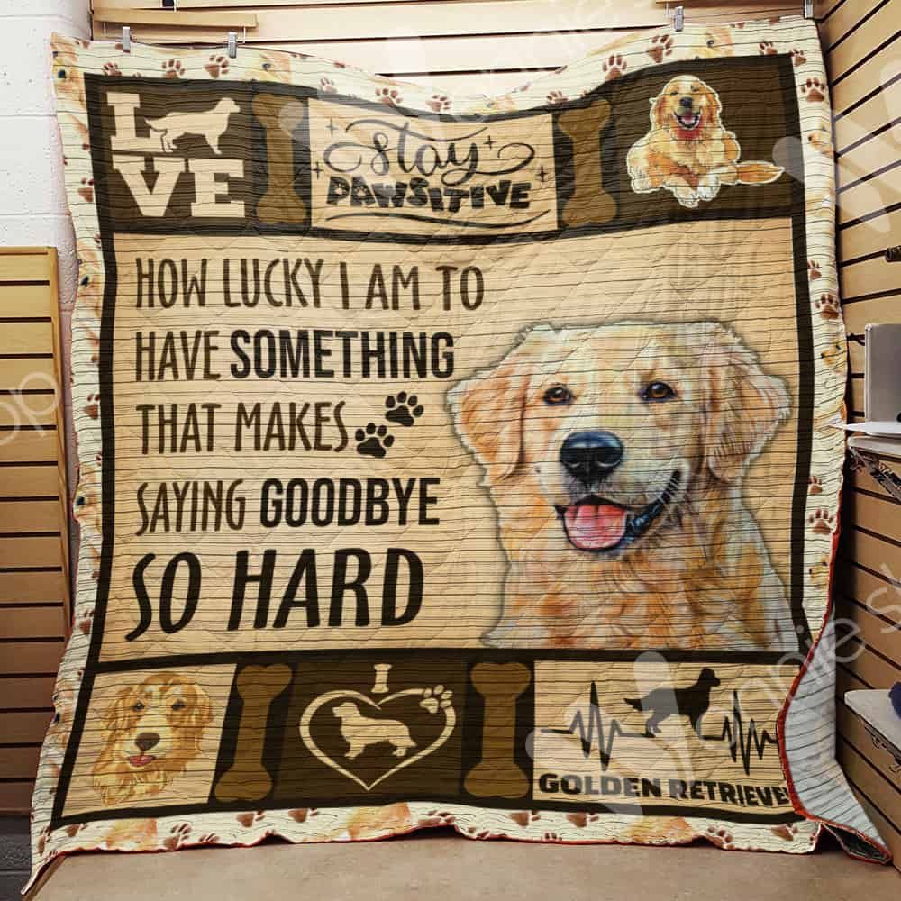 Golden Retriever Dog Quilt Blanket DHC0302704TD