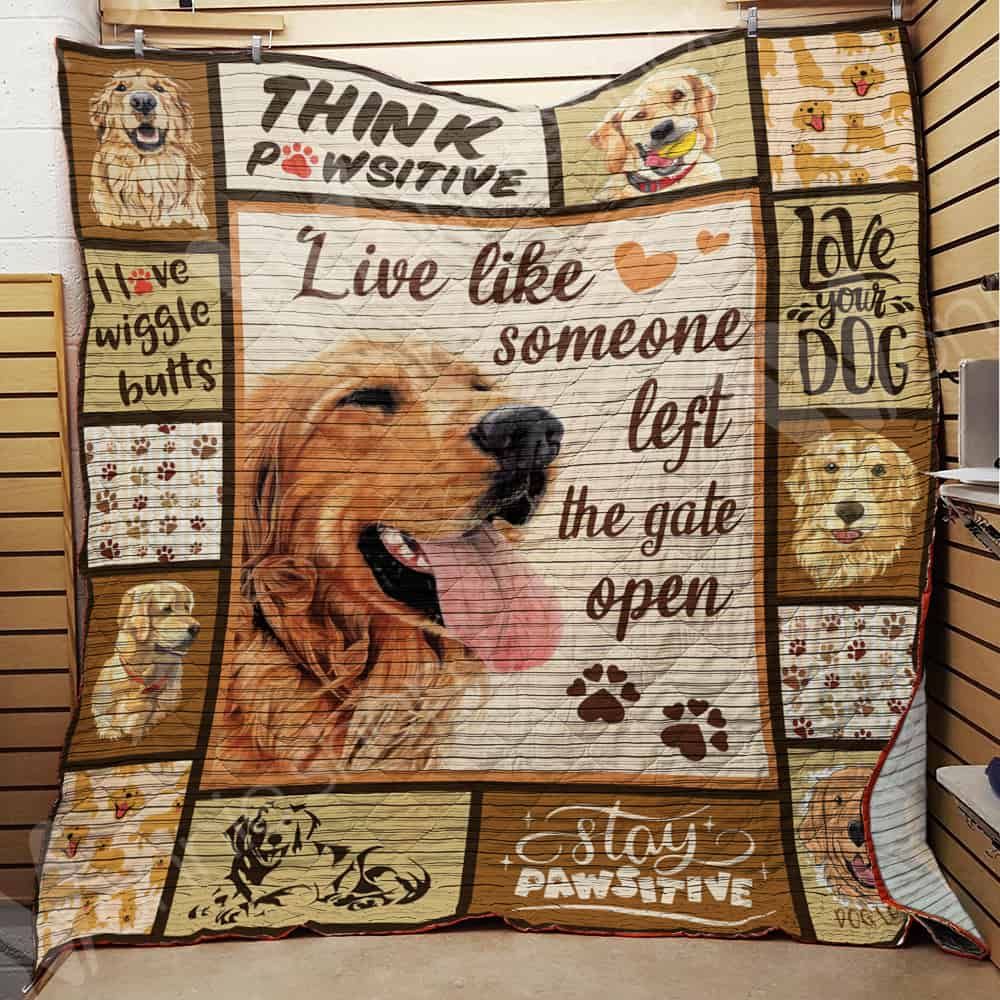 Golden Retriever Dog Quilt Blanket DHC0302711TD