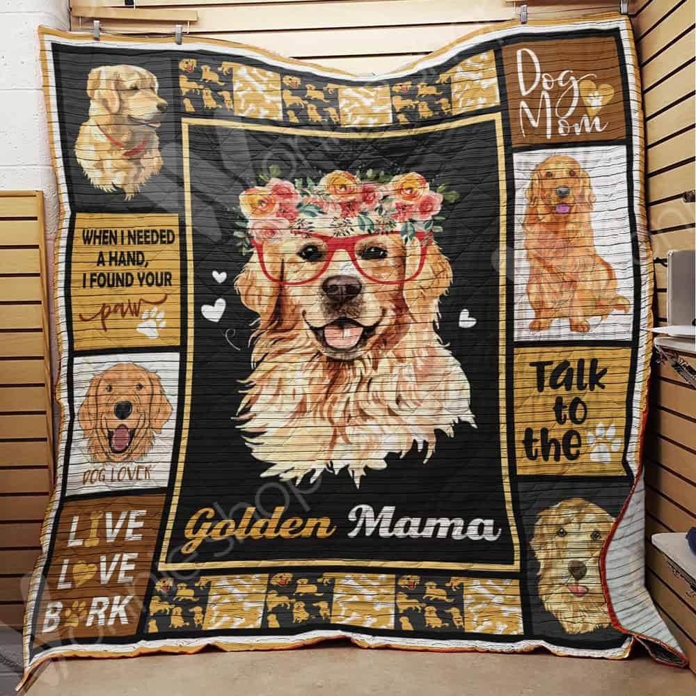 Golden Retriever Dog Quilt Blanket DHC0302712TD