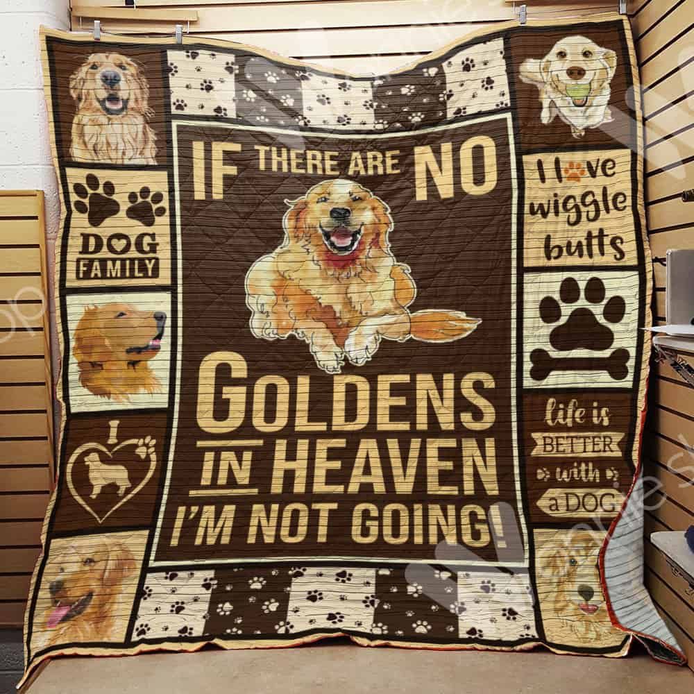 Golden Retriever Dog Quilt Blanket DHC0302716TD