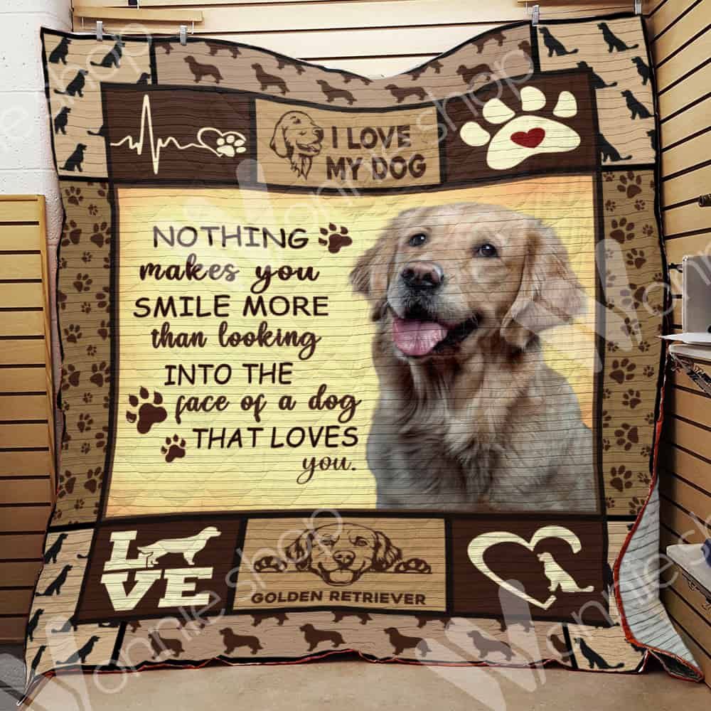 Golden Retriever Dog Quilt Blanket DHC0602673TD