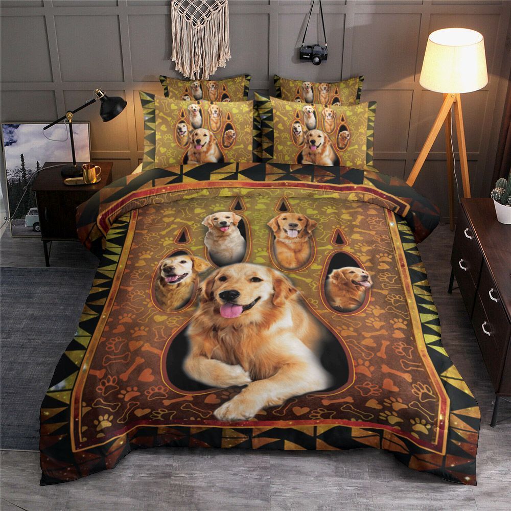Golden Retriever Dog Bedding Set