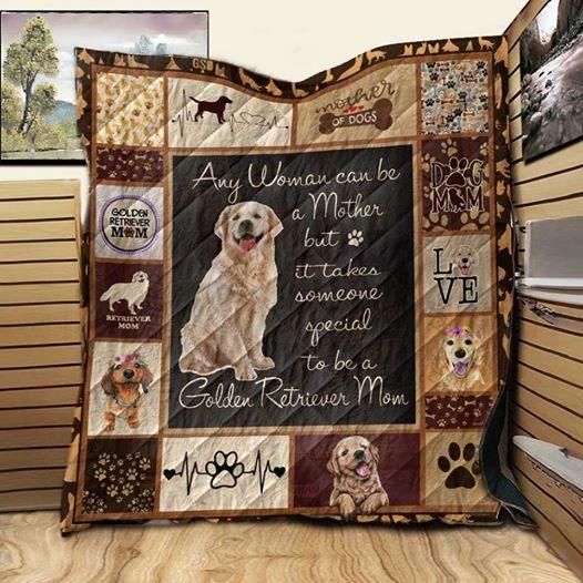 Golden Retriever Golden Retriever Mom Quilt Blanket DHC3112502TD