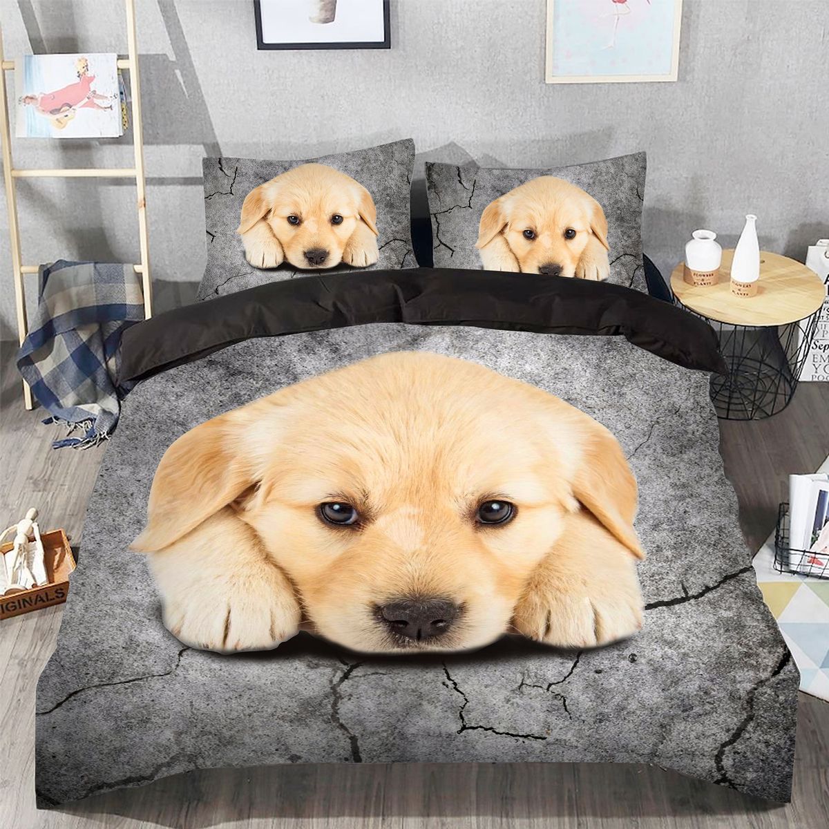 Golden Retriever Bedding Set
