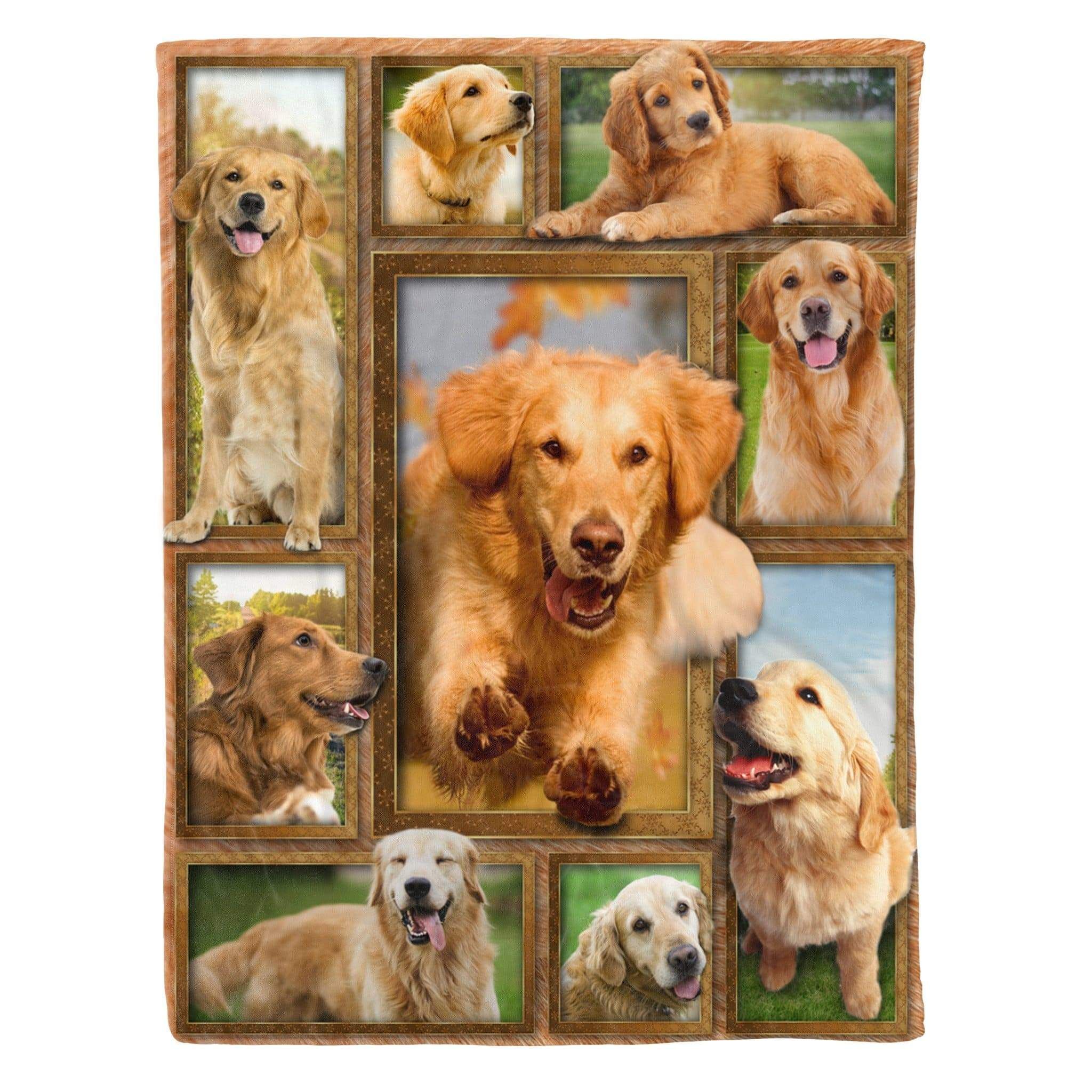 Golden Retriever Fleece Blanket