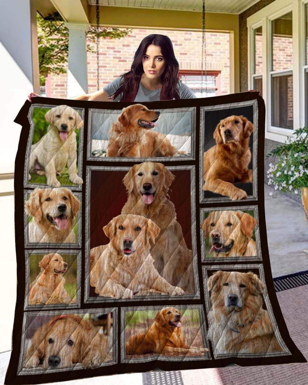 Golden Retriever Quilt Blanket DHC131206VT