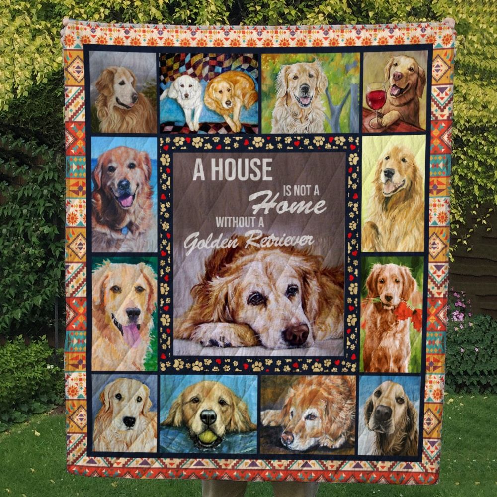 Golden Retriever Quilt Blanket DHC13121631VT