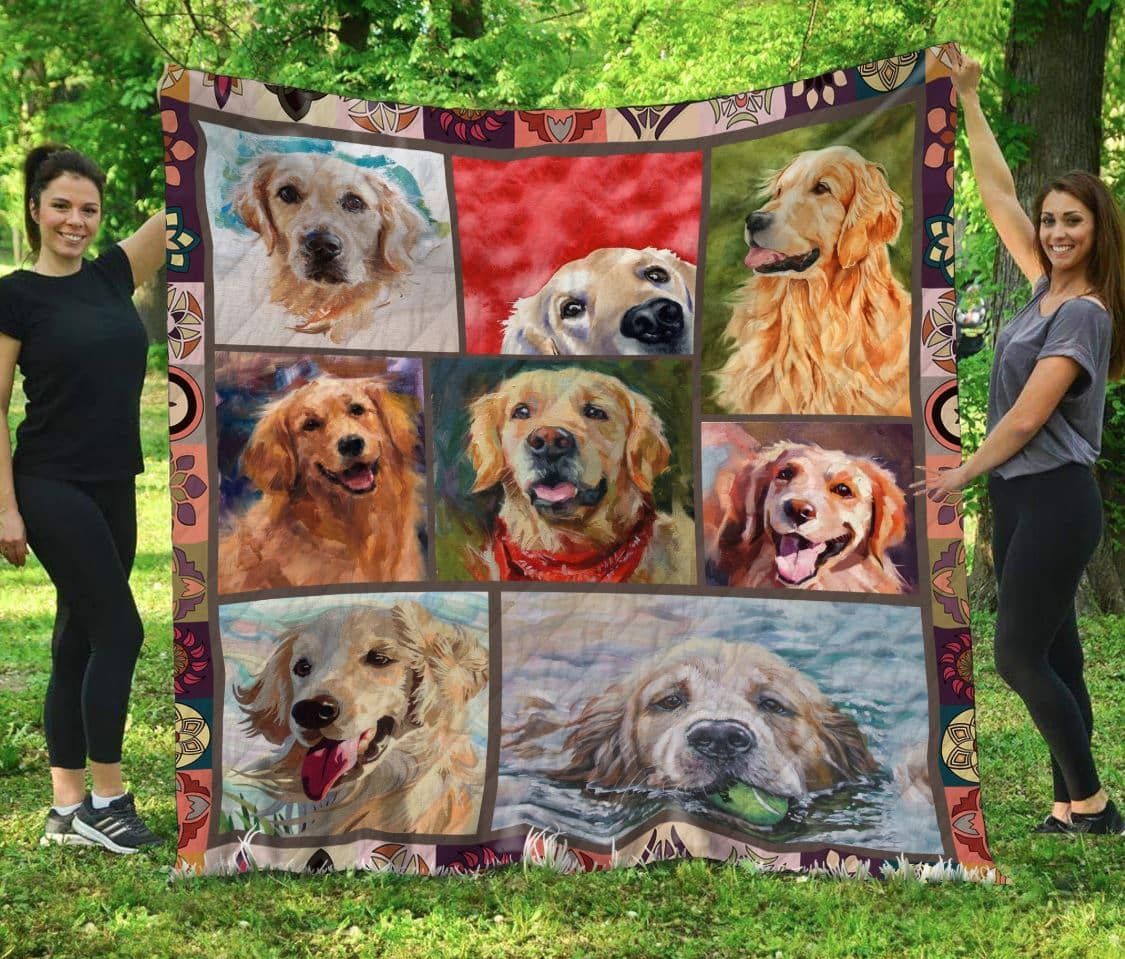 Golden Retriever Quilt Blanket DHC13121723VT