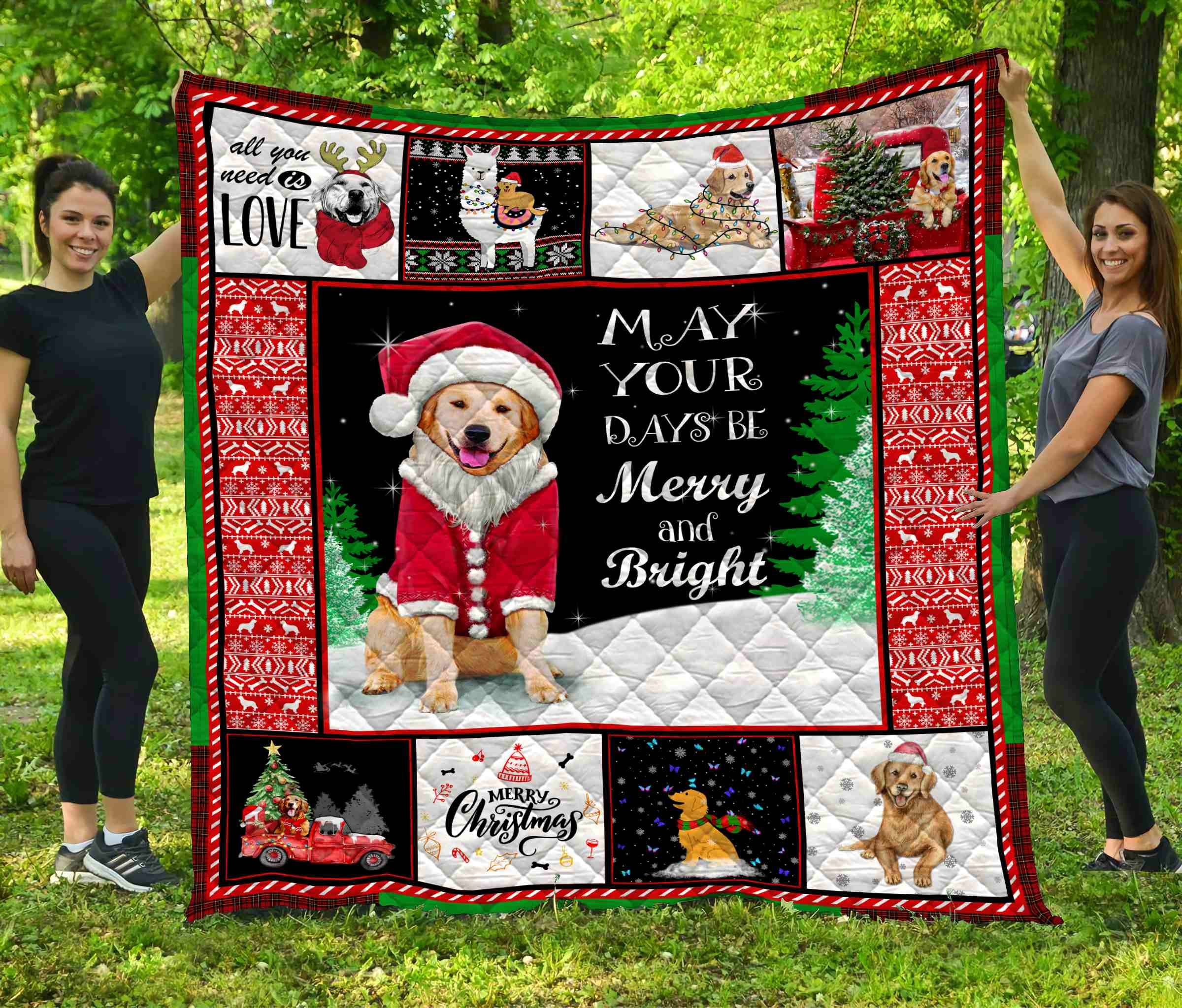 Golden Retriever Quilt Blanket DHC291103VT