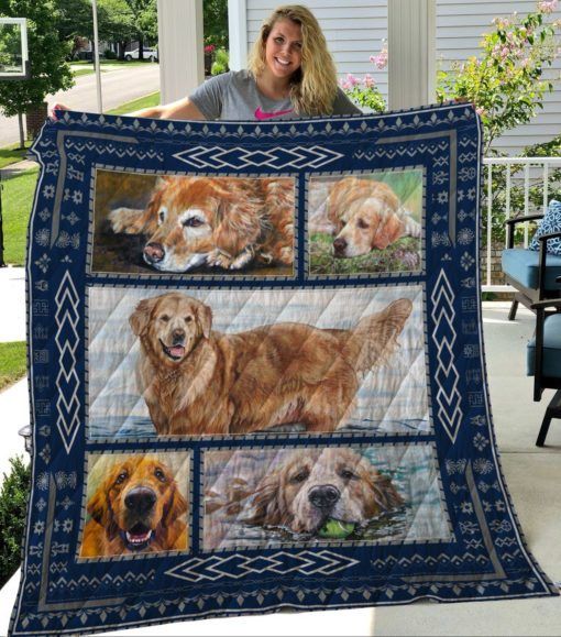 Golden Retriever Quilt Blanket DHC2911323VT