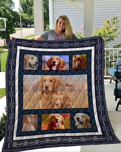 Golden Retriever Quilt Blanket DHC2911325VT