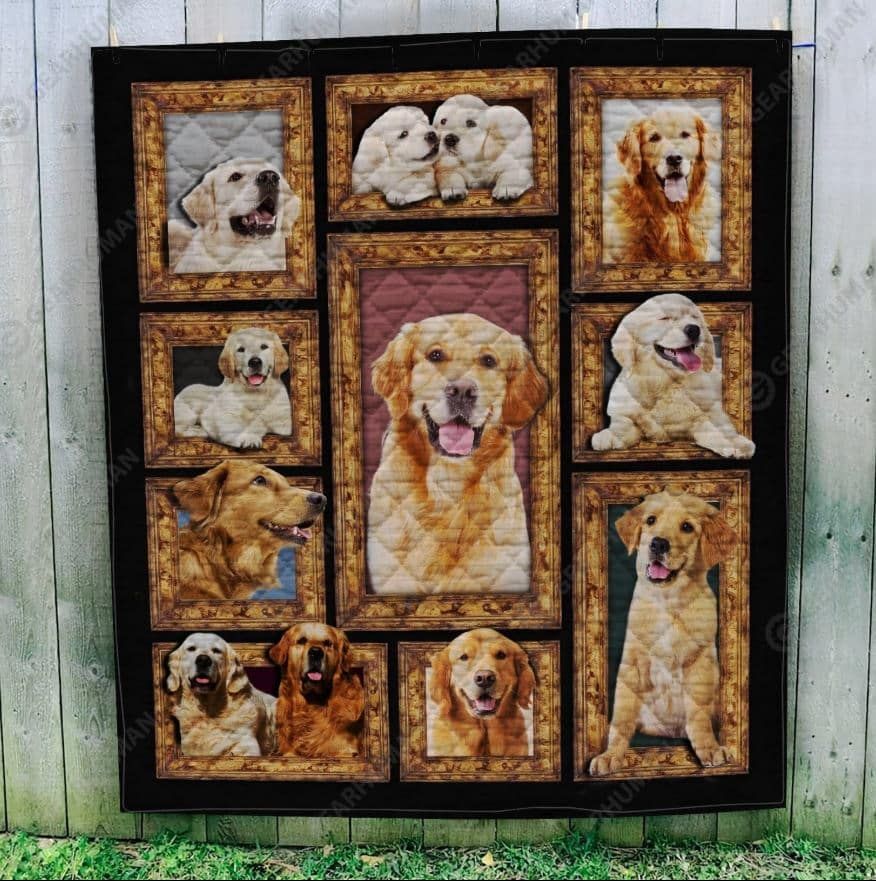 Golden Retriever Sunny Dog Quilt Blanket DHC31121781TD