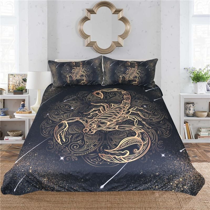 Golden Scorpion Bedding Set