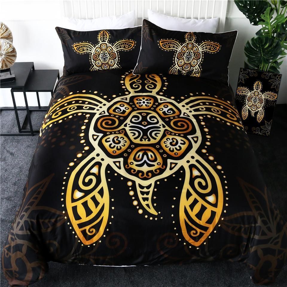 Golden Tortoise Bedding Set