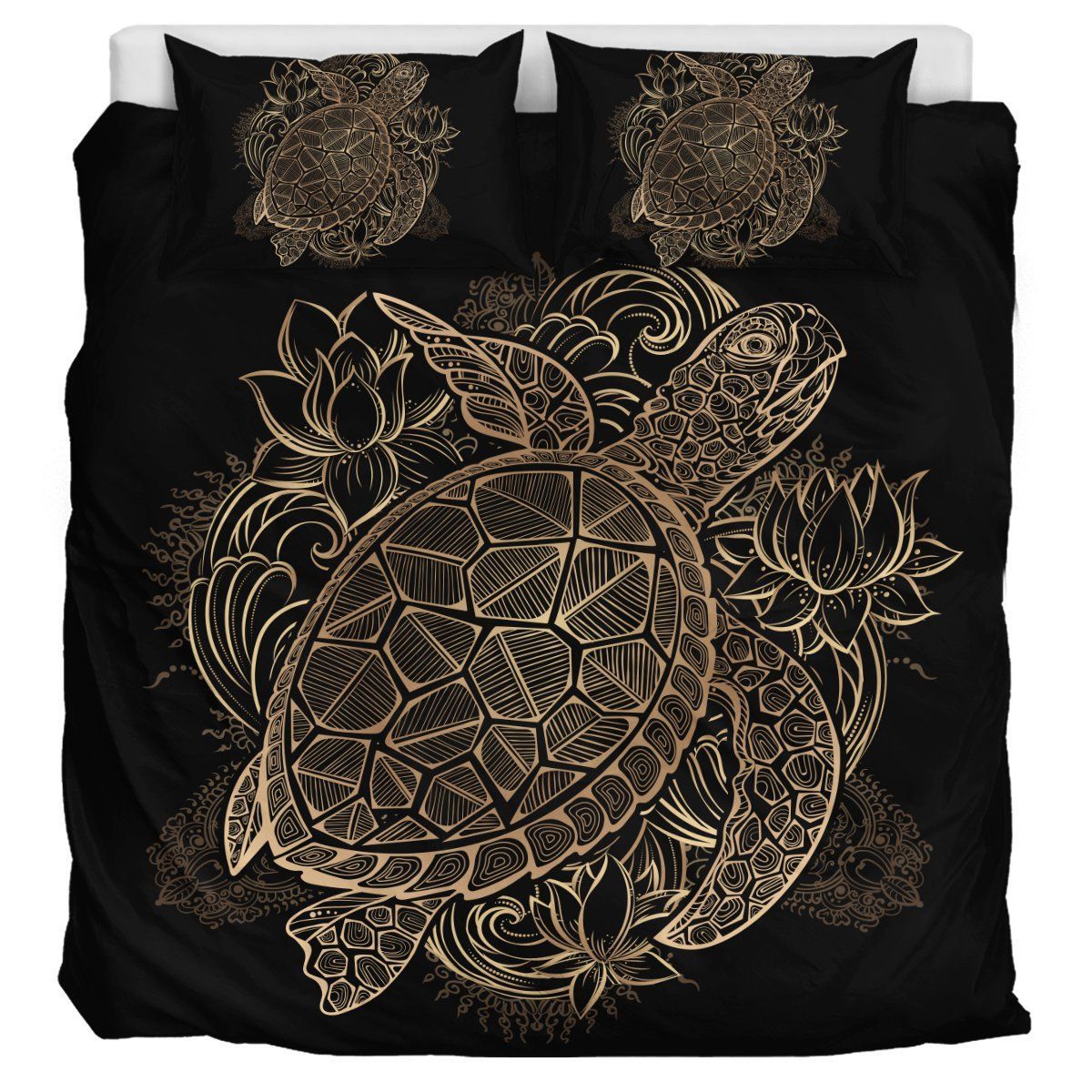 Golden Turtle Bedding Set