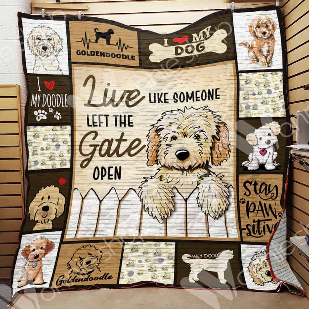 Goldendoodle Dog GS-CL-LD3110 Quilt Blanket