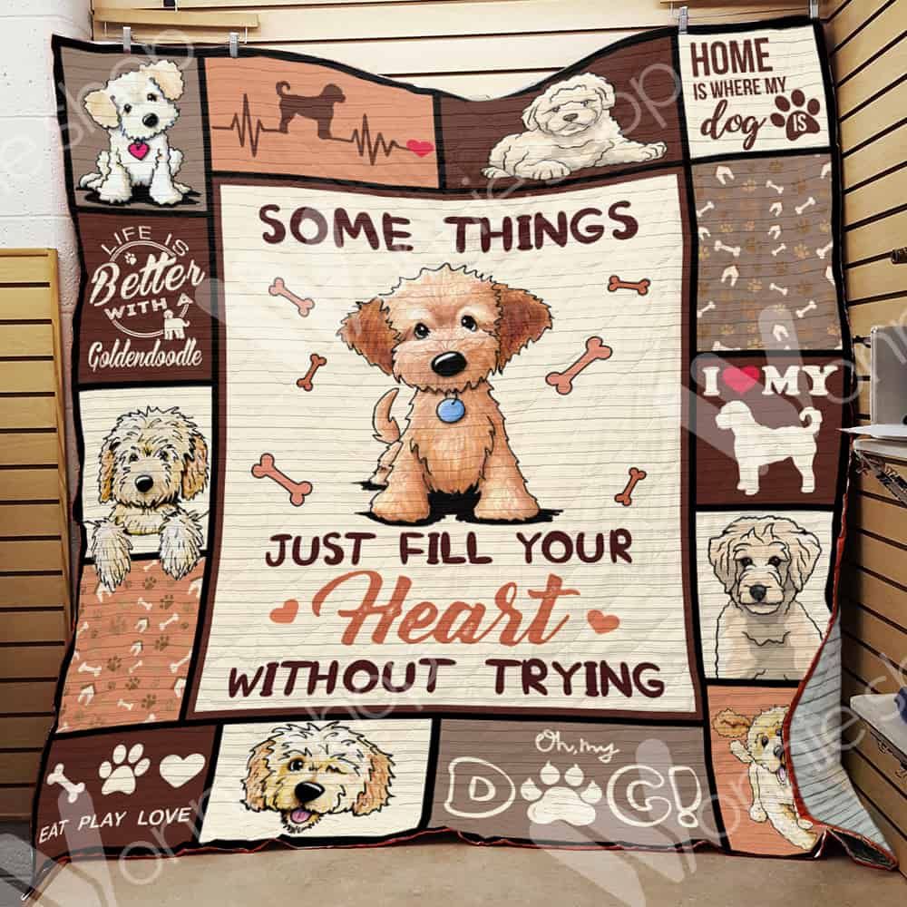 Goldendoodle Dog Quilt Blanket DHC0602525TD