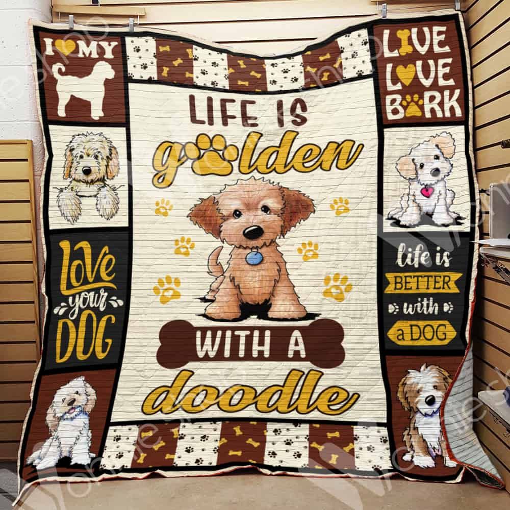 Goldendoodle Dog Quilt Blanket DHC0602553TD