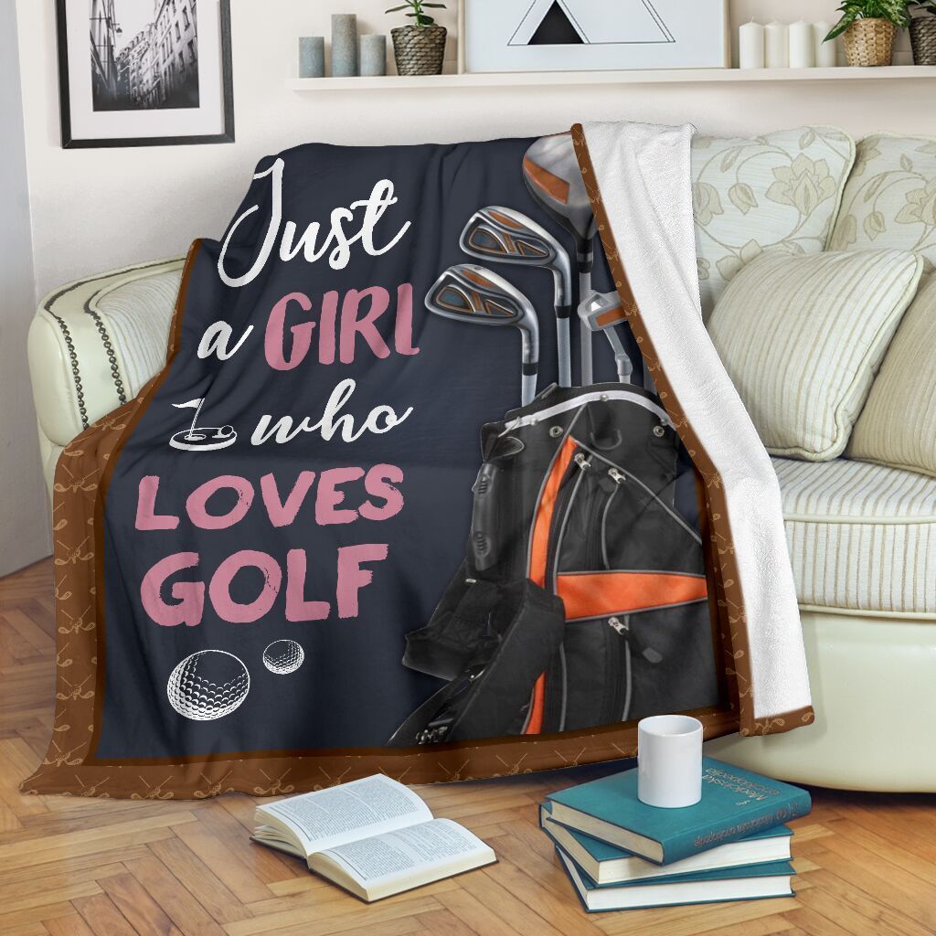 Golf Sherpa Fleece Blanket