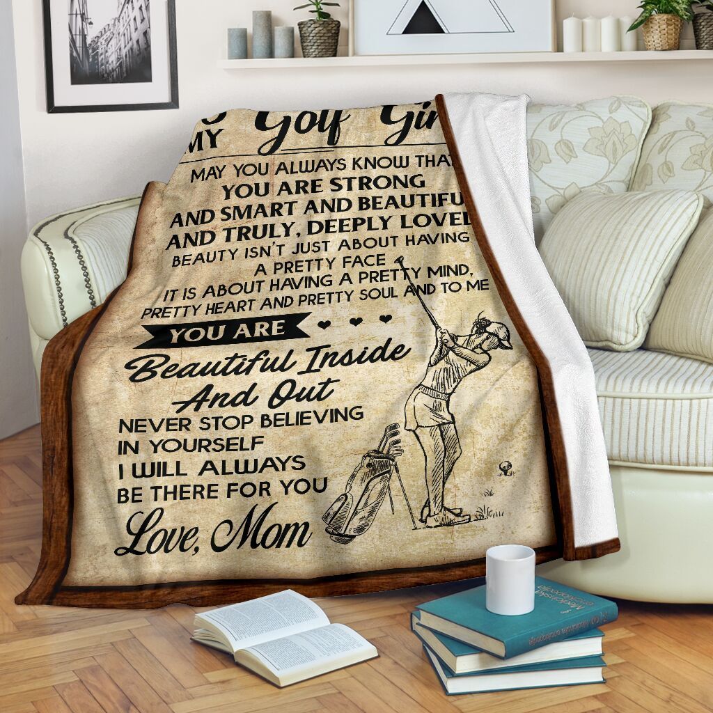 Golf Sherpa Fleece Blanket