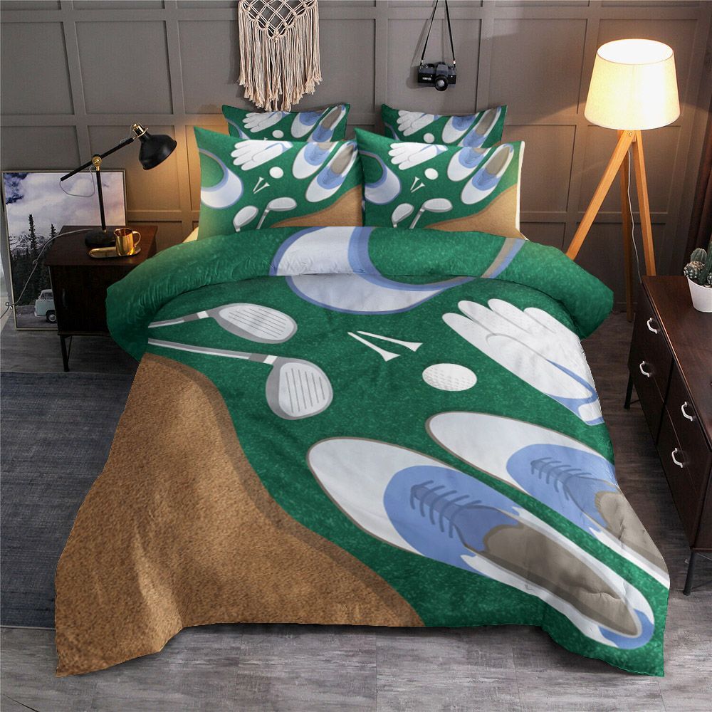 Golf Flat Lay Bedding Set