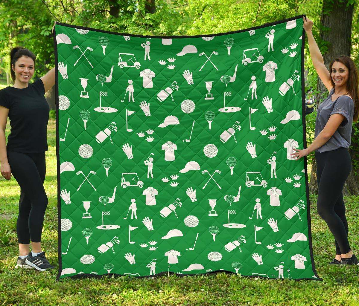 Golf Green CL12100320MDQ Quilt Blanket