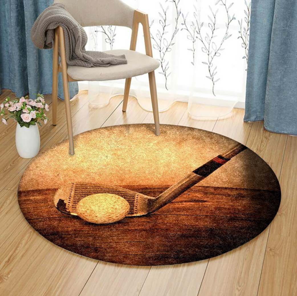 Golf Round Carpet