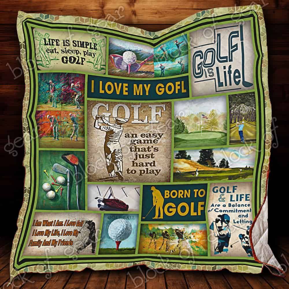 Golf Is My Name GS-CL-NT2910 Quilt Blanket
