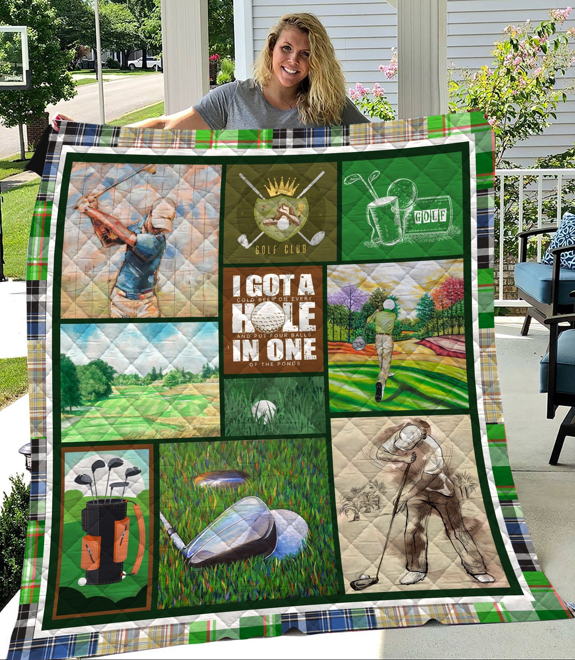 Golf Lover Quilt Blanket Dhc09121784Dd