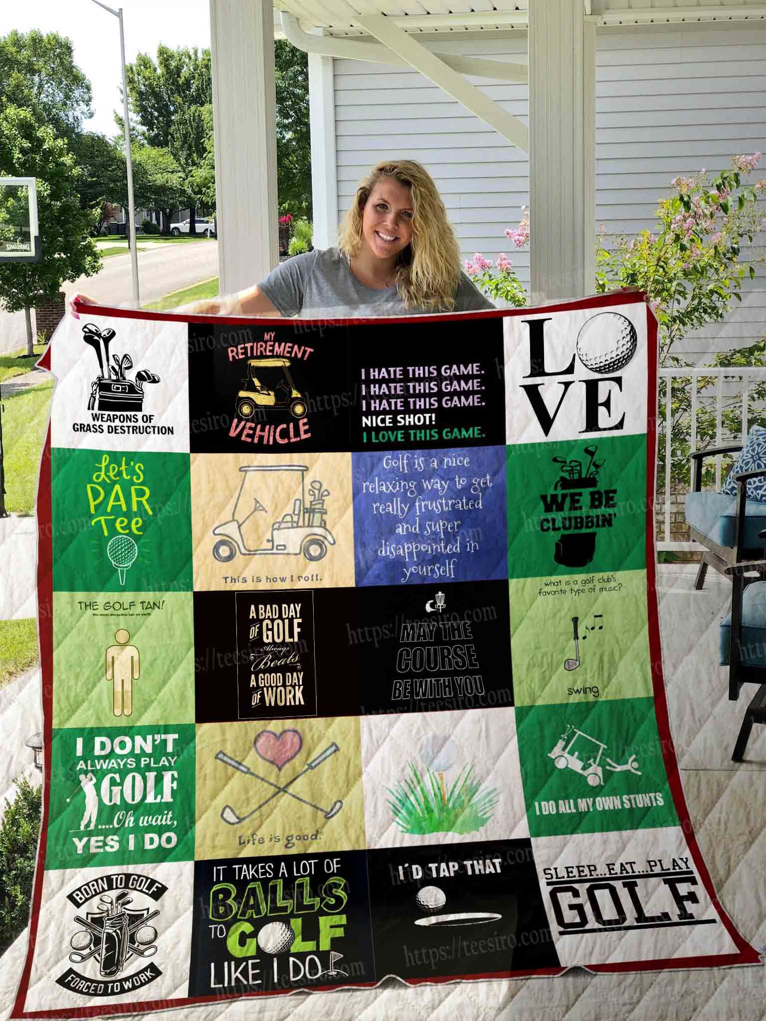 Golf Quilt Blanket DHC1501761VT