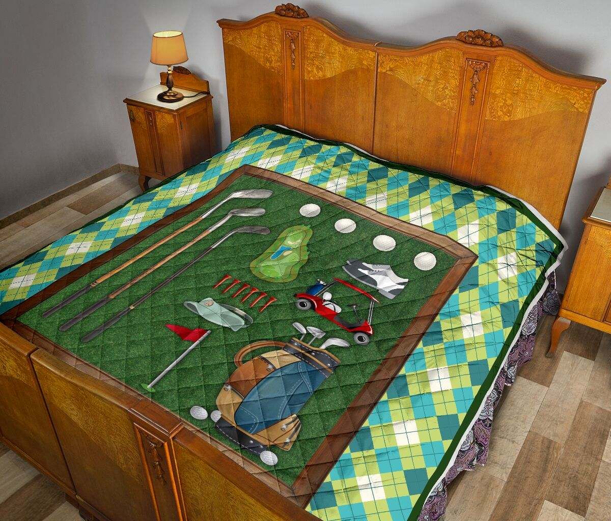 golf tool vintage quilt DHC281111375DD