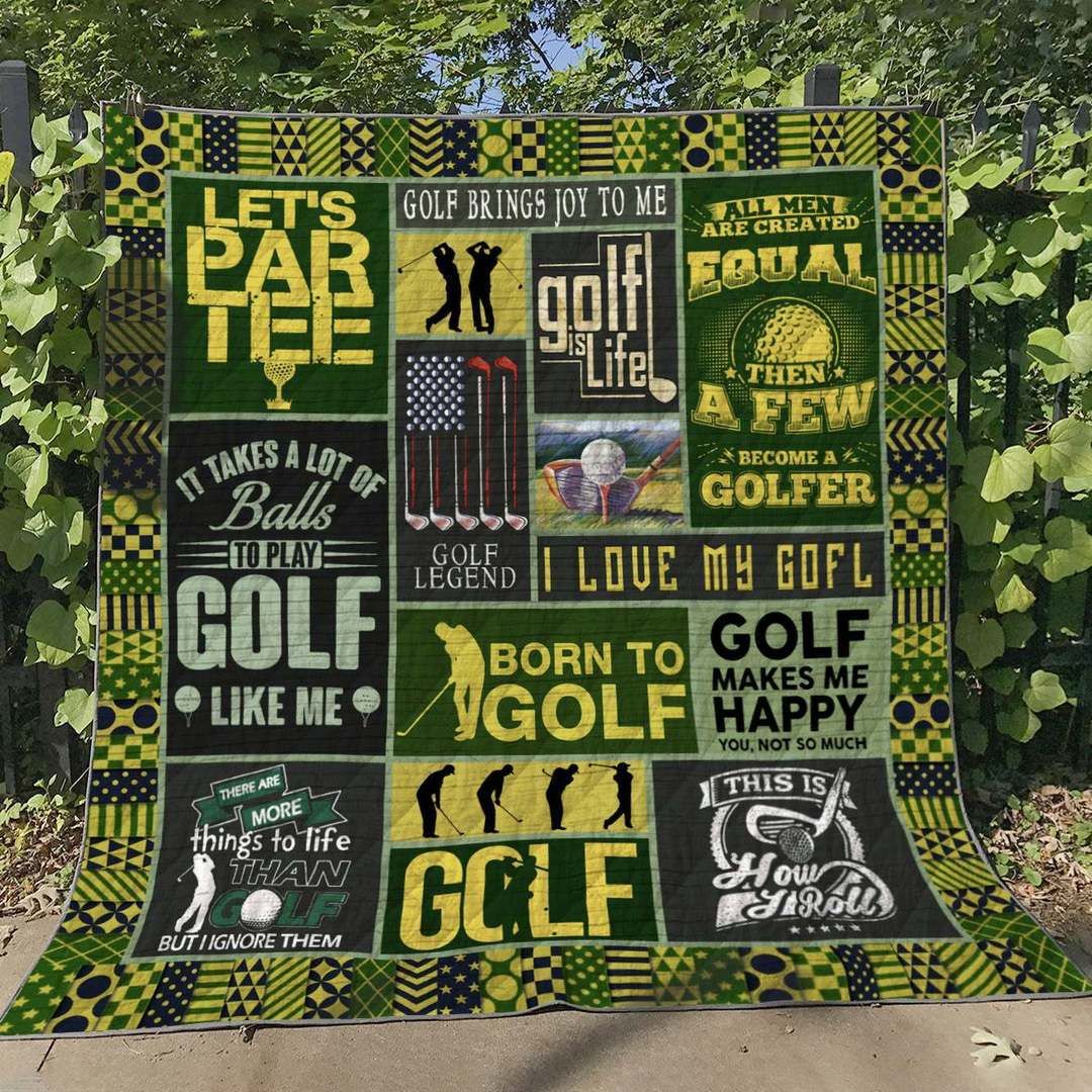 Golf VM040619 Quilt Blanket