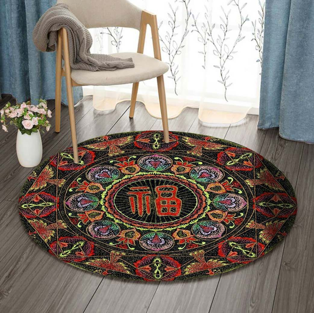 Good Fortune Round Carpet