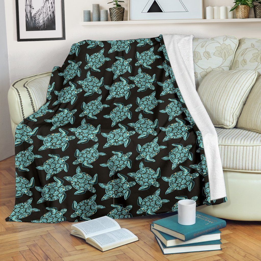 Gorgeous Turtle Sherpa Fleece Blanket