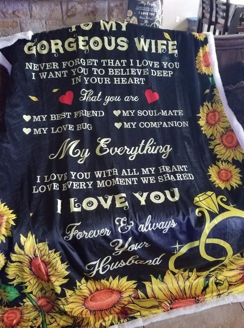 Gorgeous Wife Sherpa Fleece Blanket