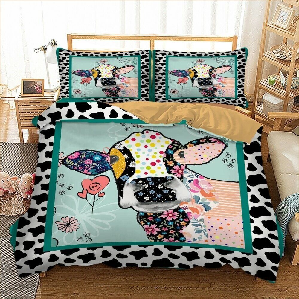 Gothic Cows Bedding Set